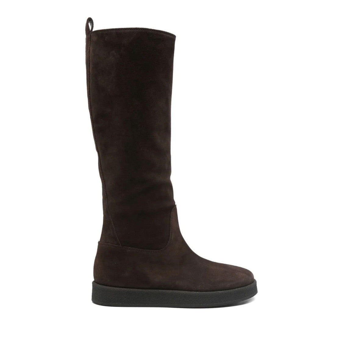 Premiata Brown Leather Tall Minimalist Boots