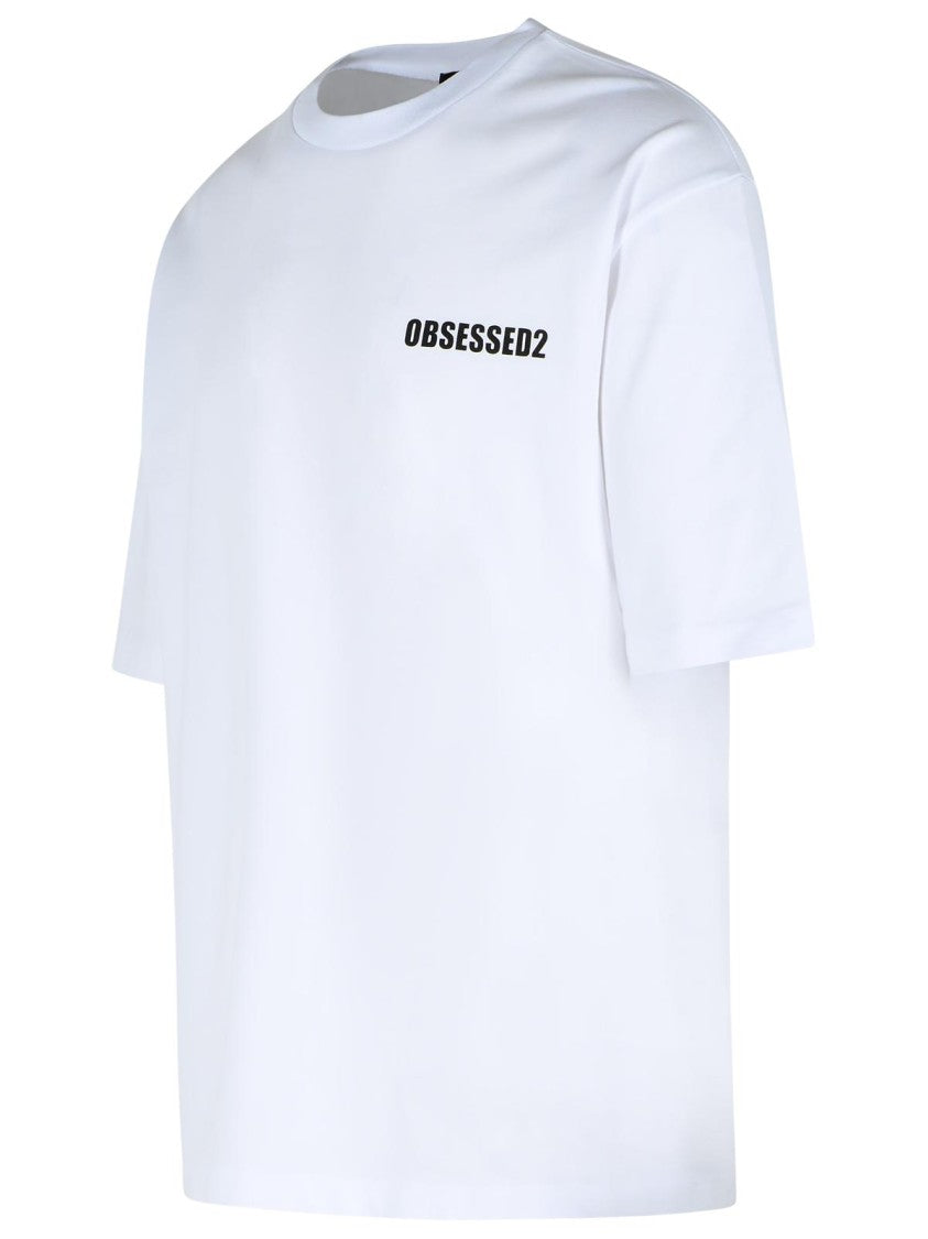 Dsquared2 'Obsessed' Black Cotton T-Shirt