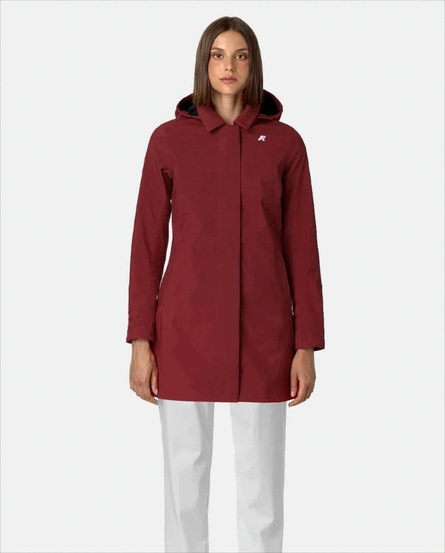 K-Way Tailored Burgundy Short Coat