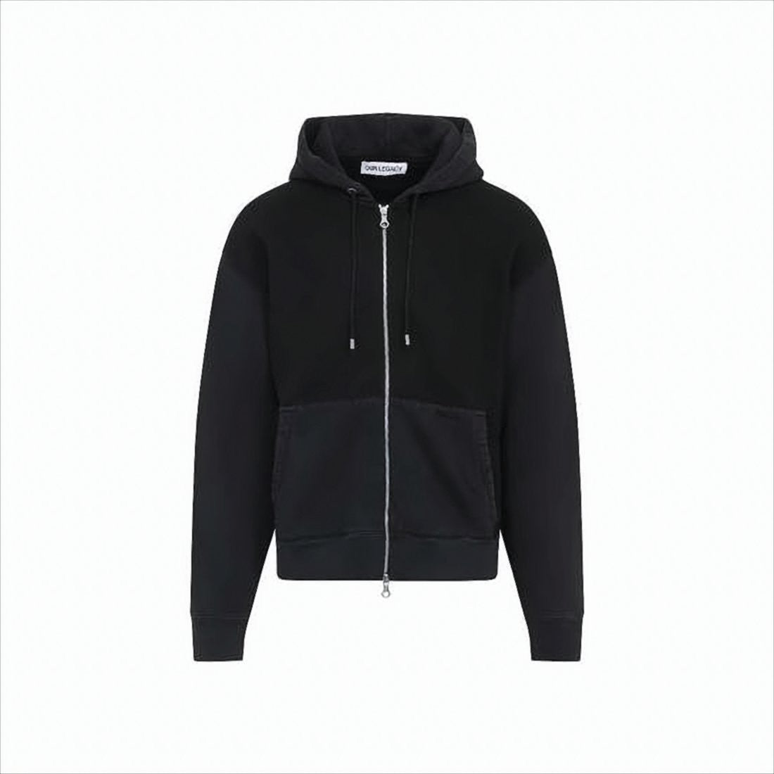 Our Legacy Relaxed Fit Black Cotton Jacket With Hood