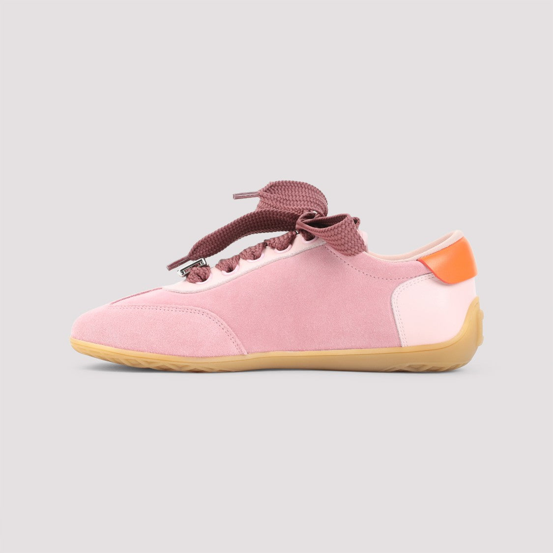 Roger Vivier Suede Sneakers With Contrasting Accents And Embroidered Logo