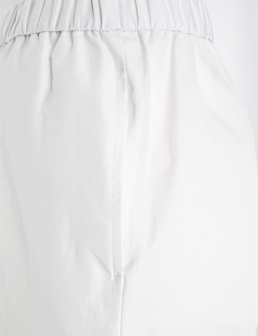 Aspesi White Cotton Trousers With Straight Leg