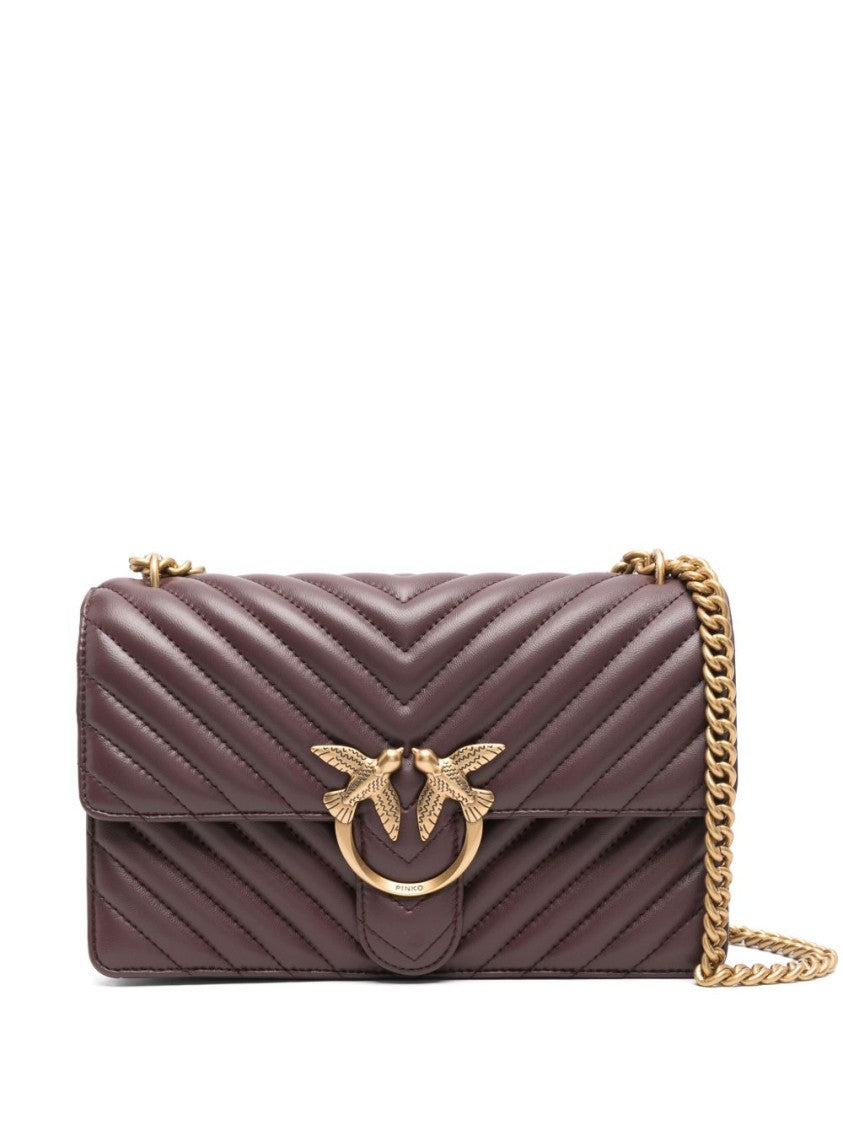 Pinko One Chevron Classic Love Bag