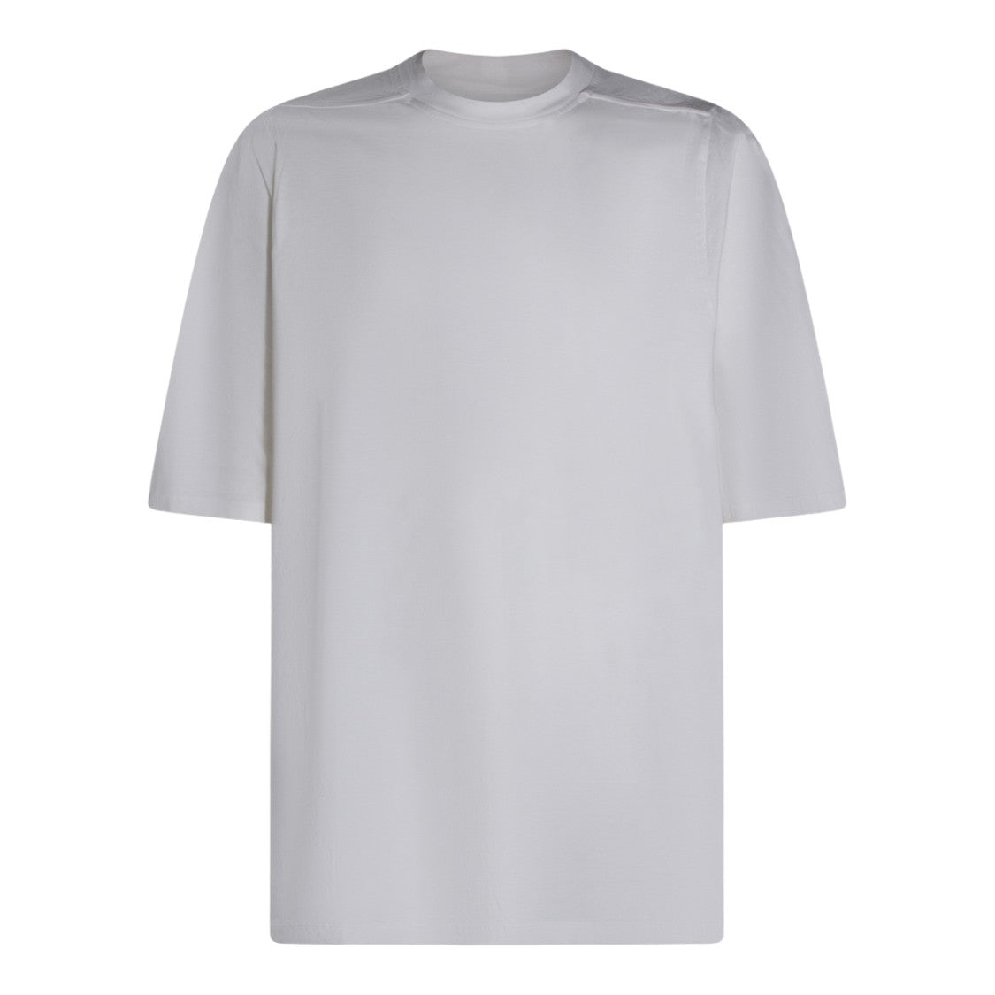 Rick Owens Oversized White T-Shirt With Seamless Design