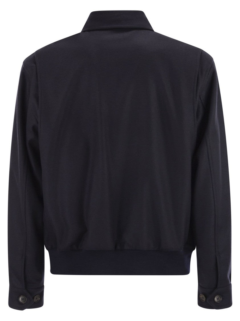 Baracuta G18 Melton - Wool And Cashmere Bomber Jacket