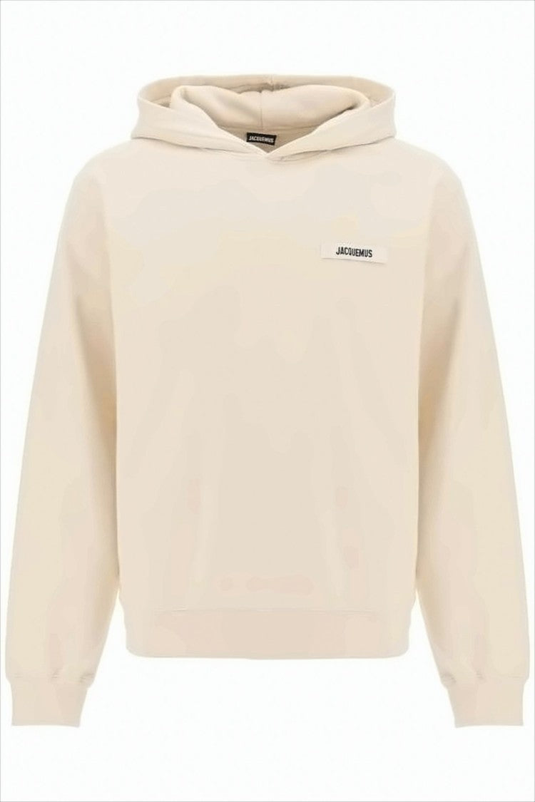 Jacquemus Relaxed Fit Cotton Hoodie With Subtle Branding
