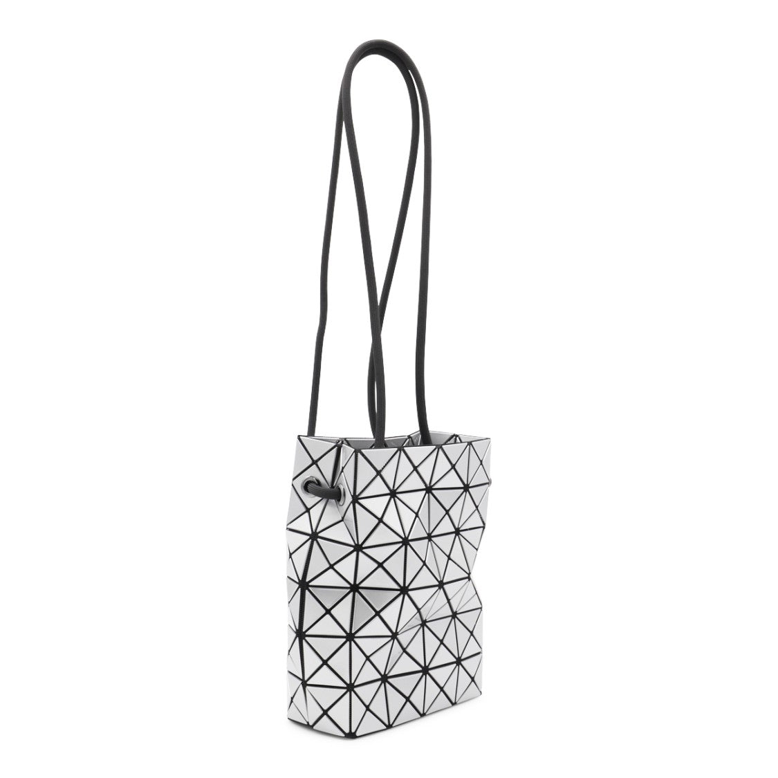 Bao Bao Issey Miyake Geometric Silver Bag With Interconnected Panels