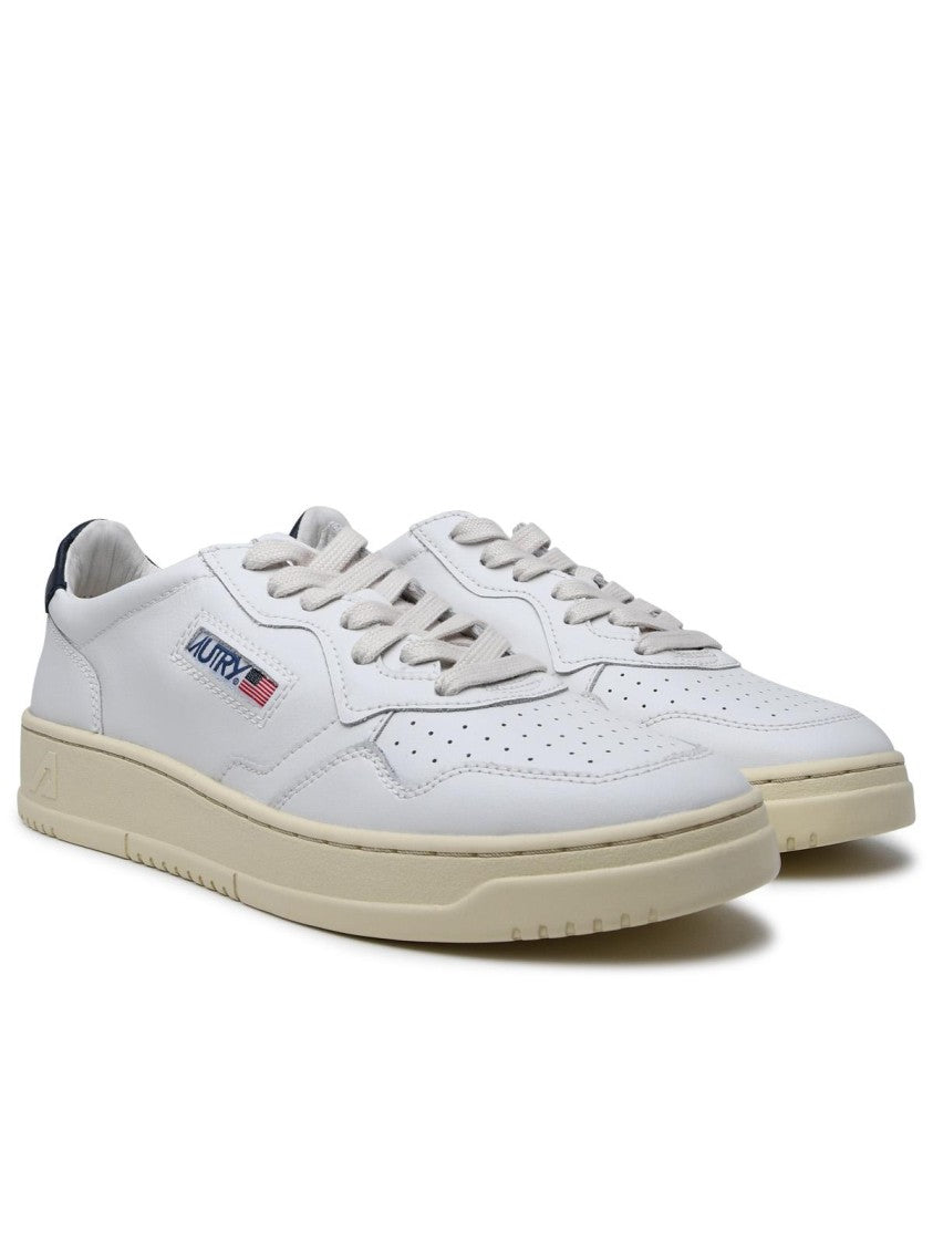 Autry Perforated Toe Sneakers With Logoed Flap