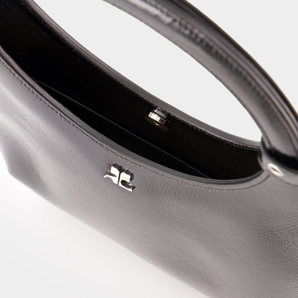 Courrèges Holy Purse - Leather - Black