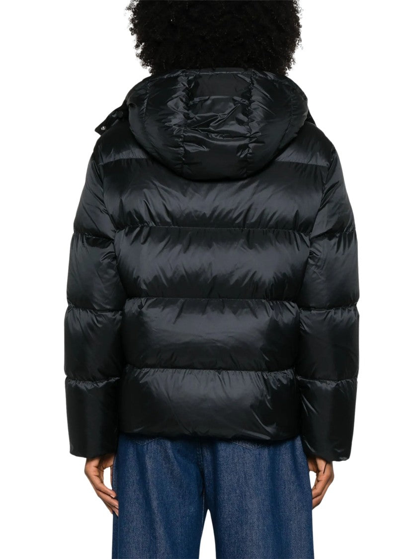 Polo Ralph Lauren Black Glossy Hooded Down Jacket
