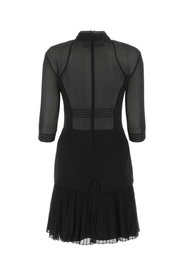 Givenchy Black Stretch Viscose Blend Mini Dress