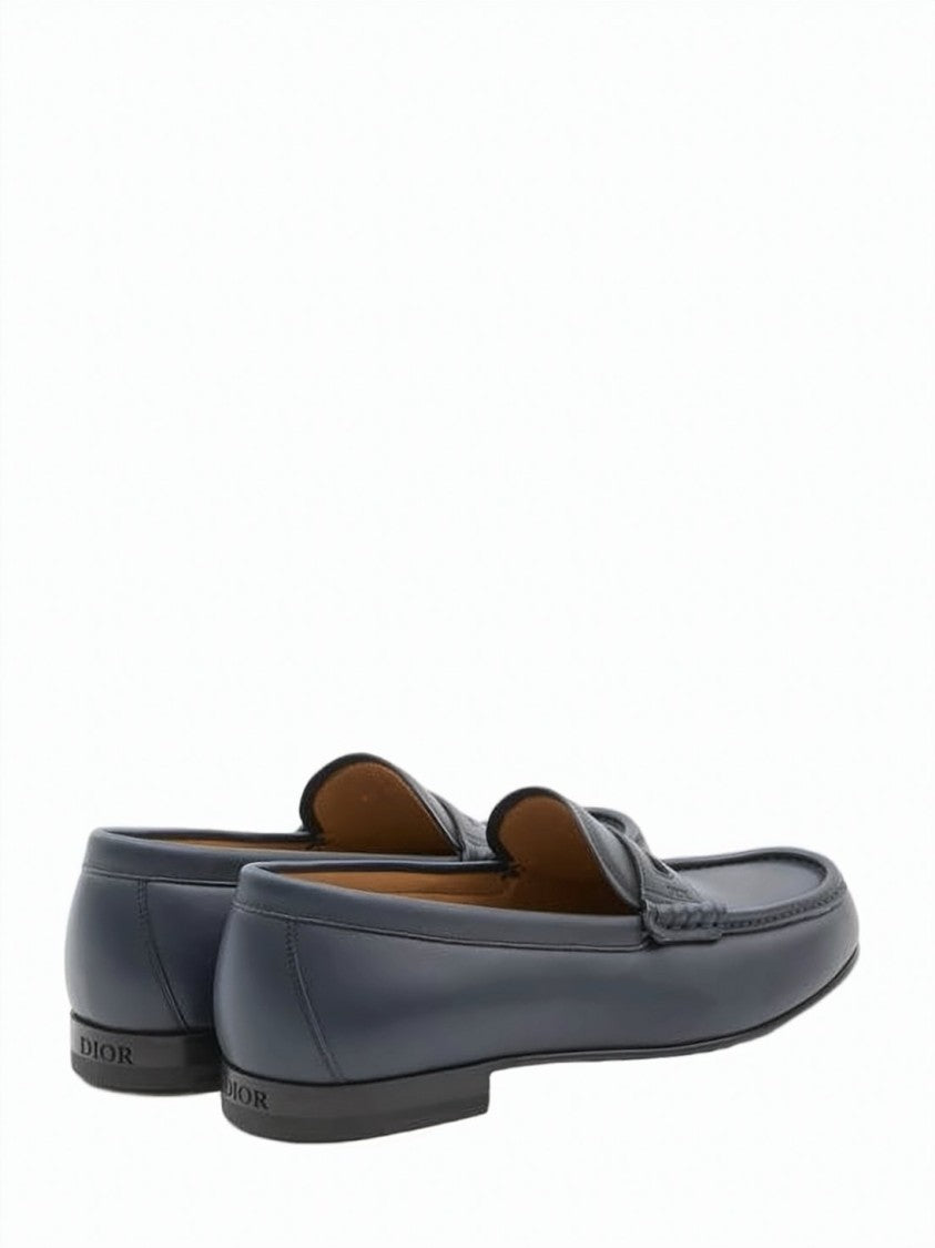 Dior Penny Loafers Crafted From Calf Leather With Lambskin Lining