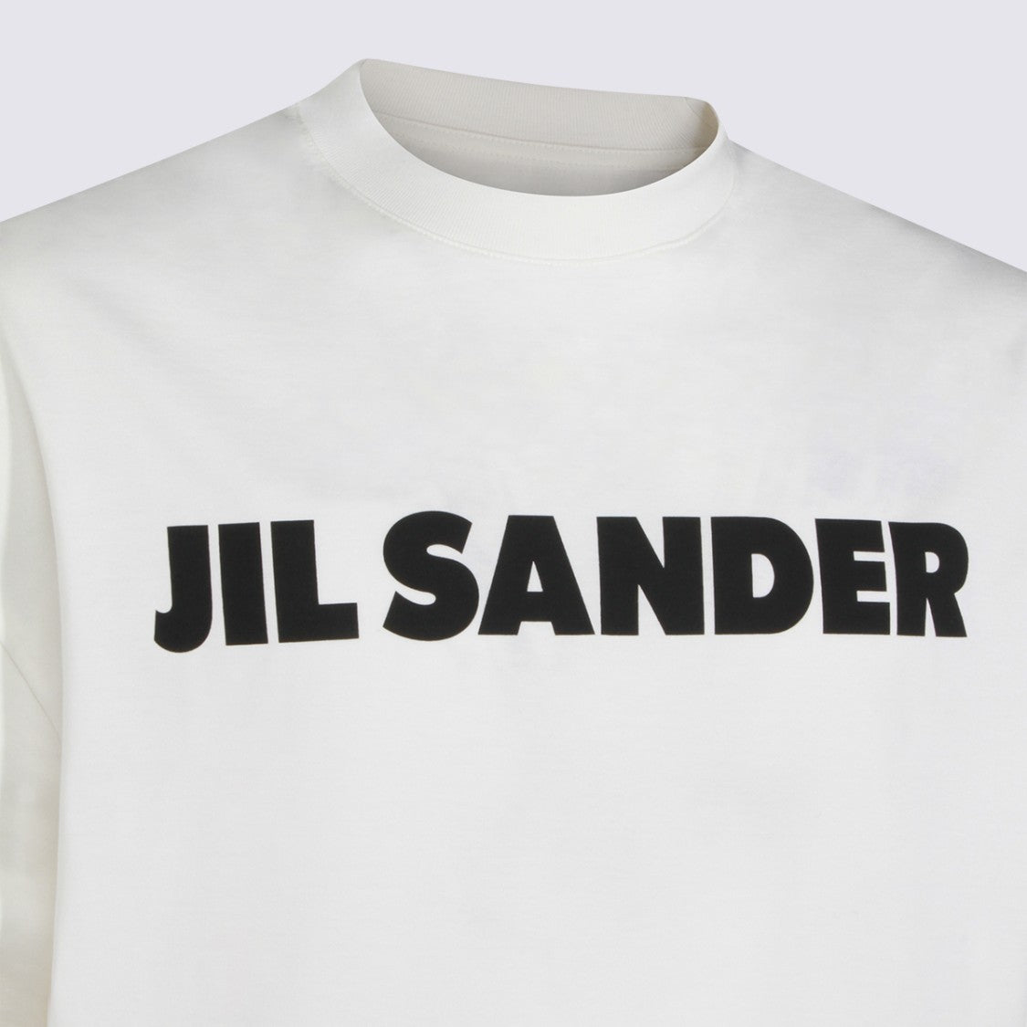 Jil Sander White Cotton T-Shirt