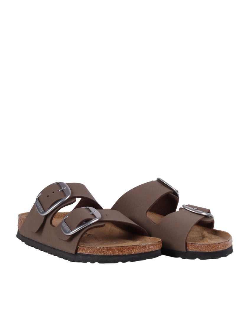 Birkenstock Mocca Arizona Birkibuc Slide Sandal