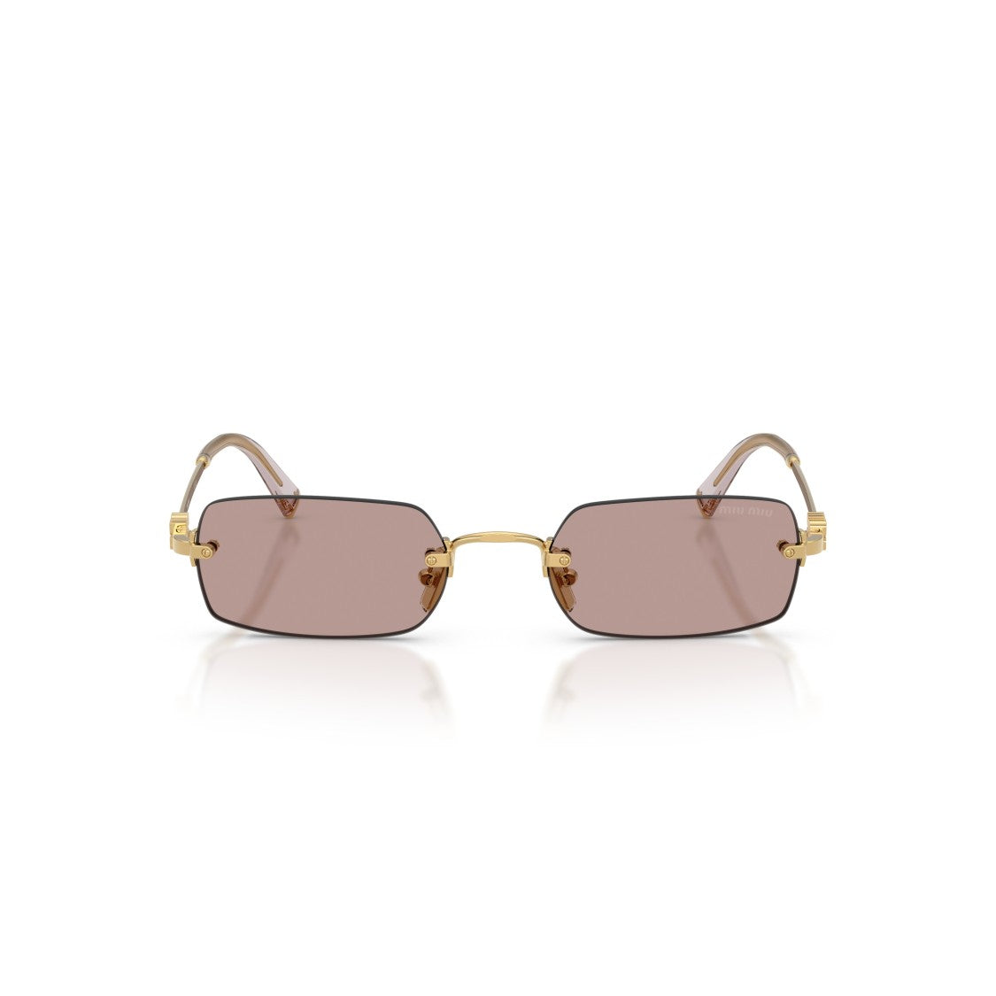 Miu Miu 0Mu B50s Rimless Rectangular Sunglasses