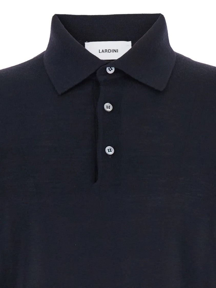 Lardini Long-Sleeve Polo Shirt With Classic Collar