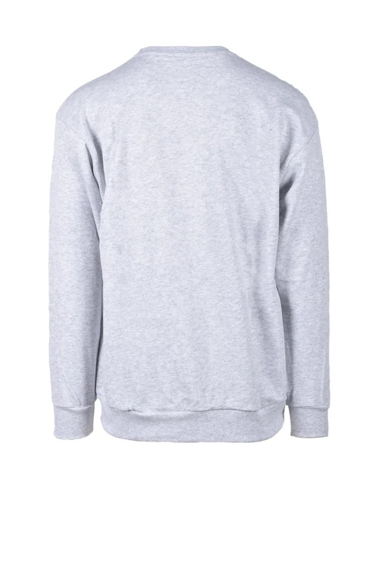 Paciotti 4Us Light Grey Crewneck Cotton Sweatshirt