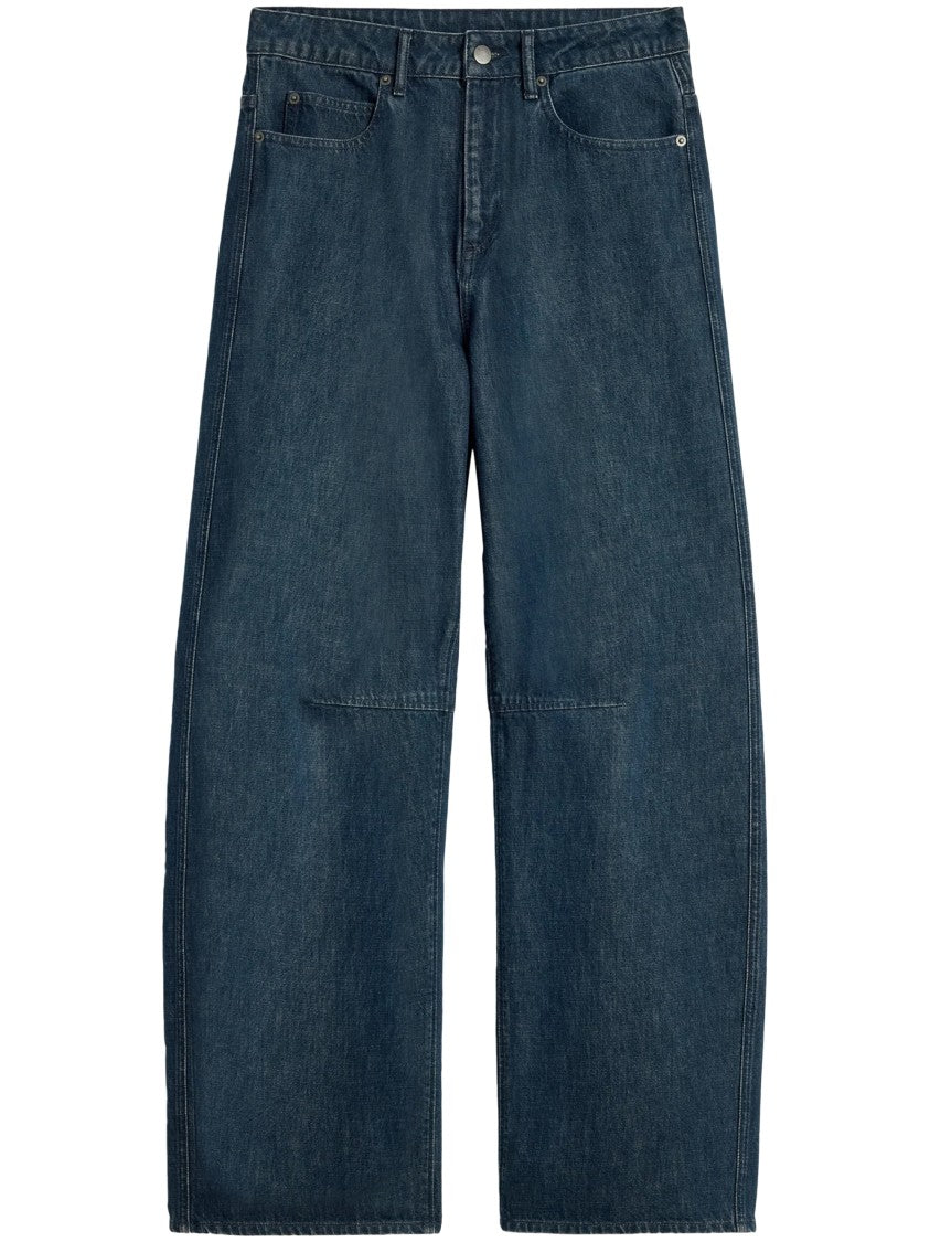 Soeur High-Waisted Wide-Leg Trousers With Classic Five-Pocket Styling