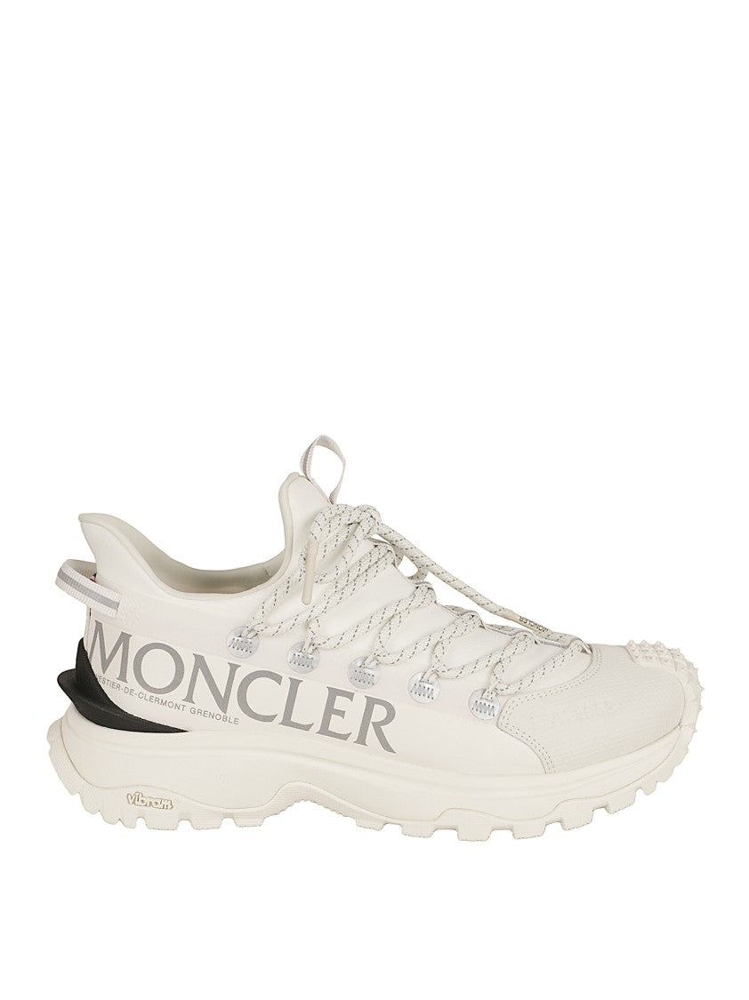 Moncler White Performance Sneakers With Tpu Spoiler