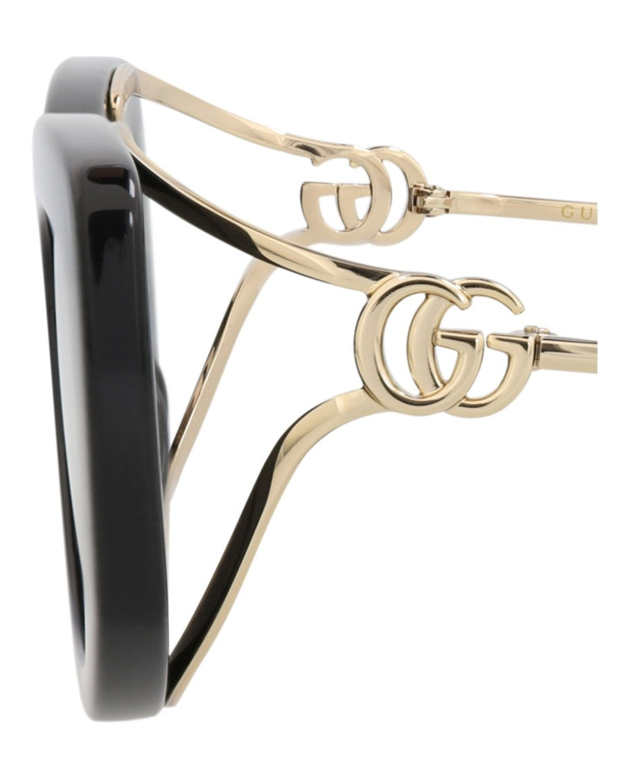 Gucci Square-Frame Injection Sunglasses
