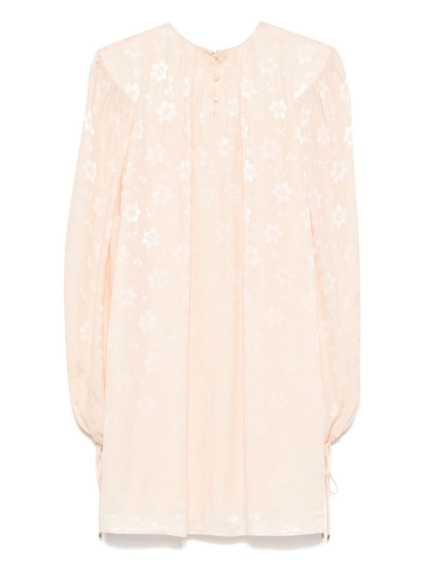 Chloé Silk Dress With Flowing Silhouette