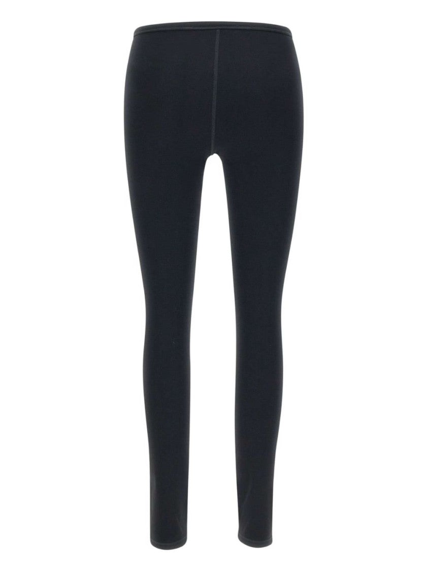 Diesel Stretchy Black Trousers With Detailing
