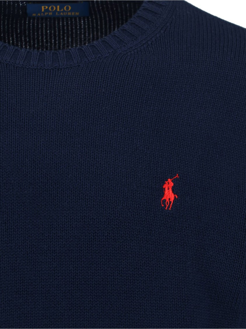 Polo Ralph Lauren Timeless Classic Sweater With Ribbed Cuffs And Hem