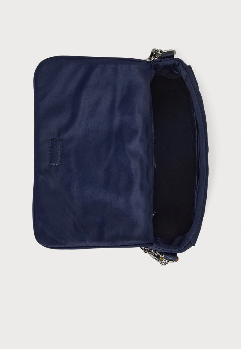 Lauren Ralph Lauren Navy Blue Stevie Recycled Shoulder Bag