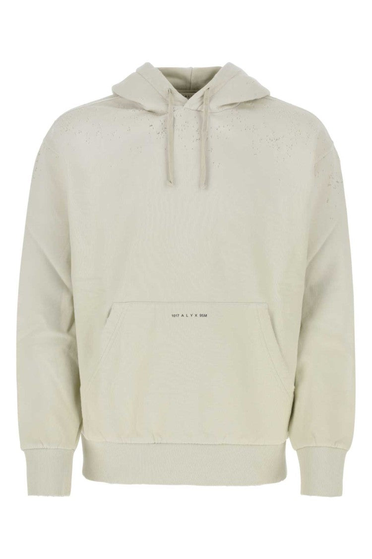 1017 Alyx 9Sm Sand Cotton Oversize Sweatshirt