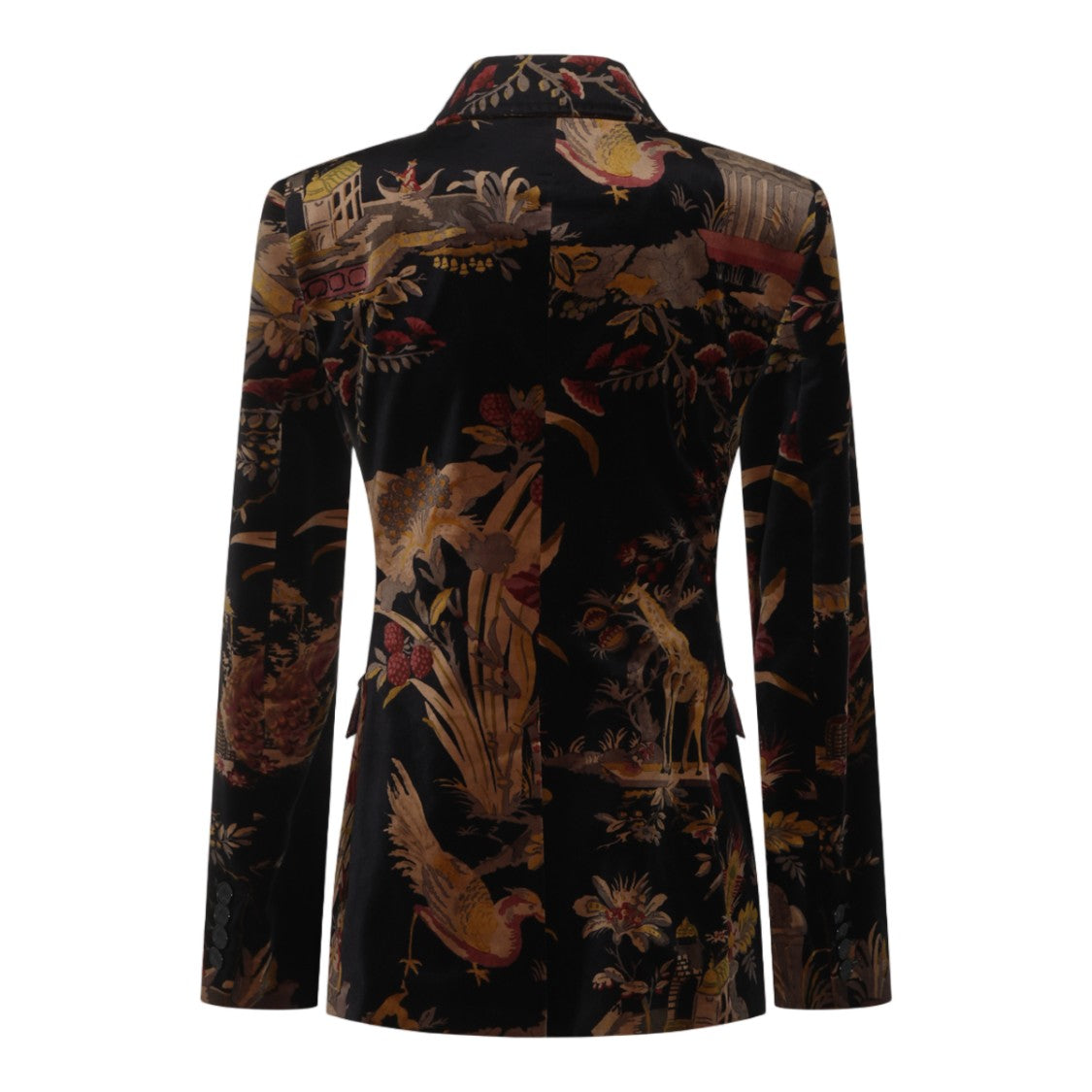 Etro Intricate Floral Pattern Tailored Jacket