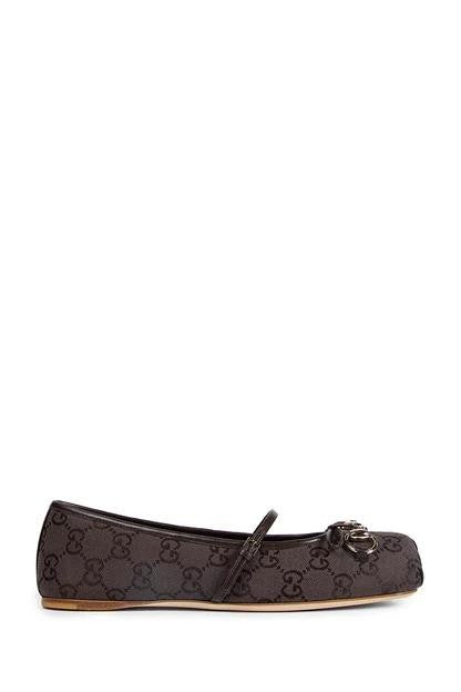 Gucci Black Horsebit Ballerina Flats