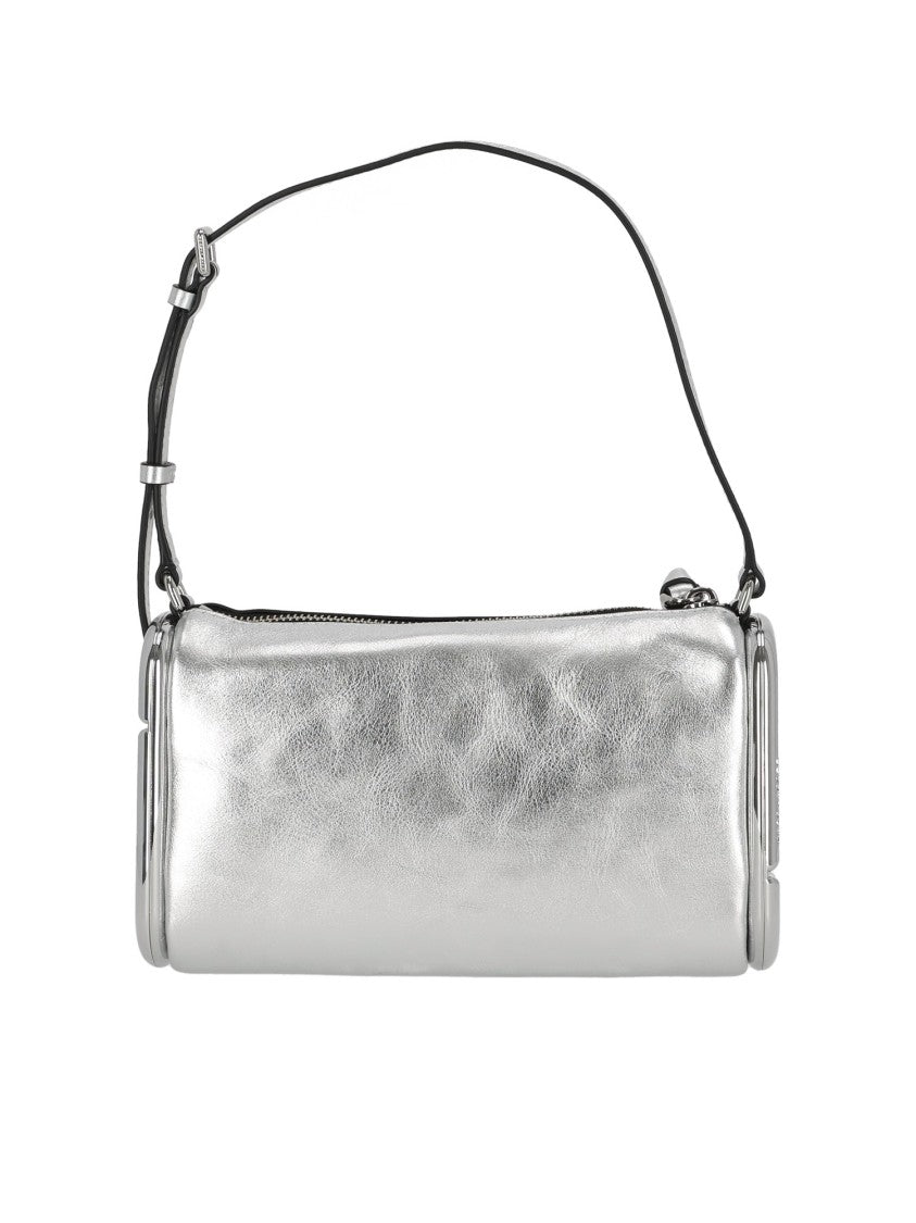 Marc Jacobs Silver The Juliette Shoulder Leather Bag