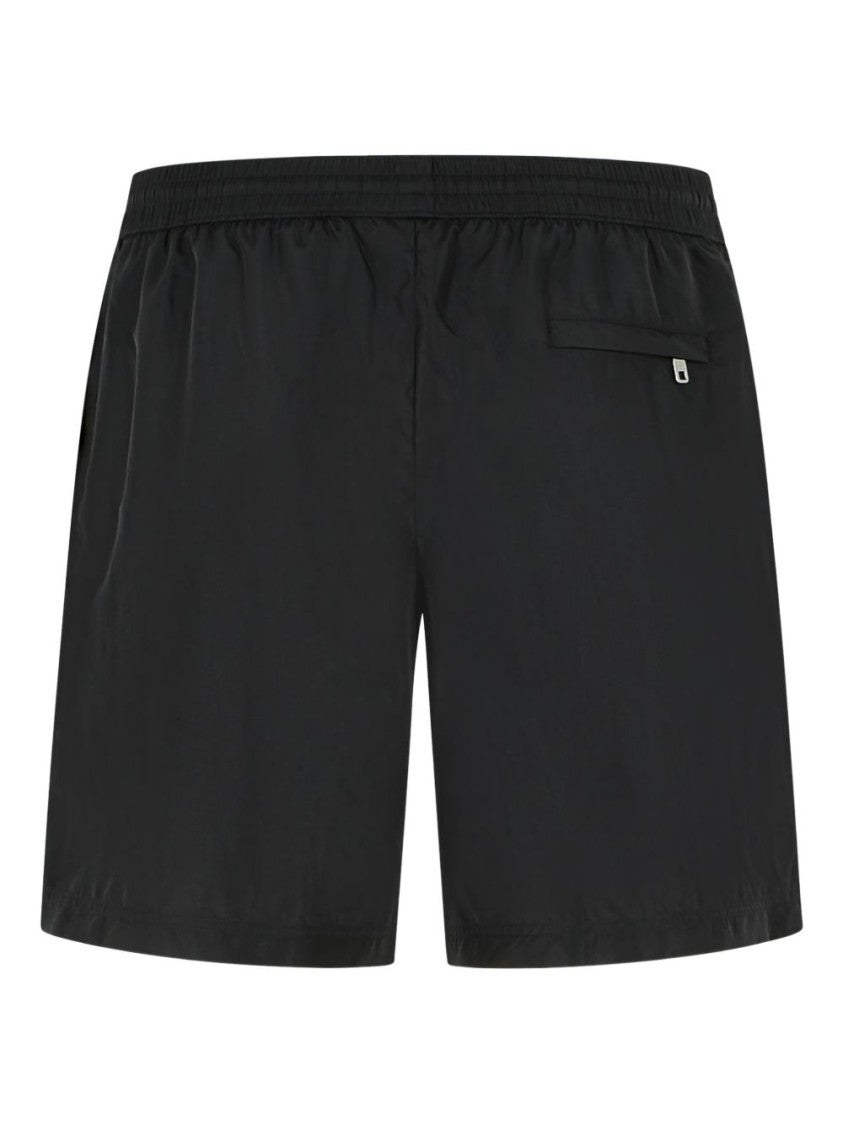 Dolce & Gabbana Black Men's Shorts With Adjustable Drawstring