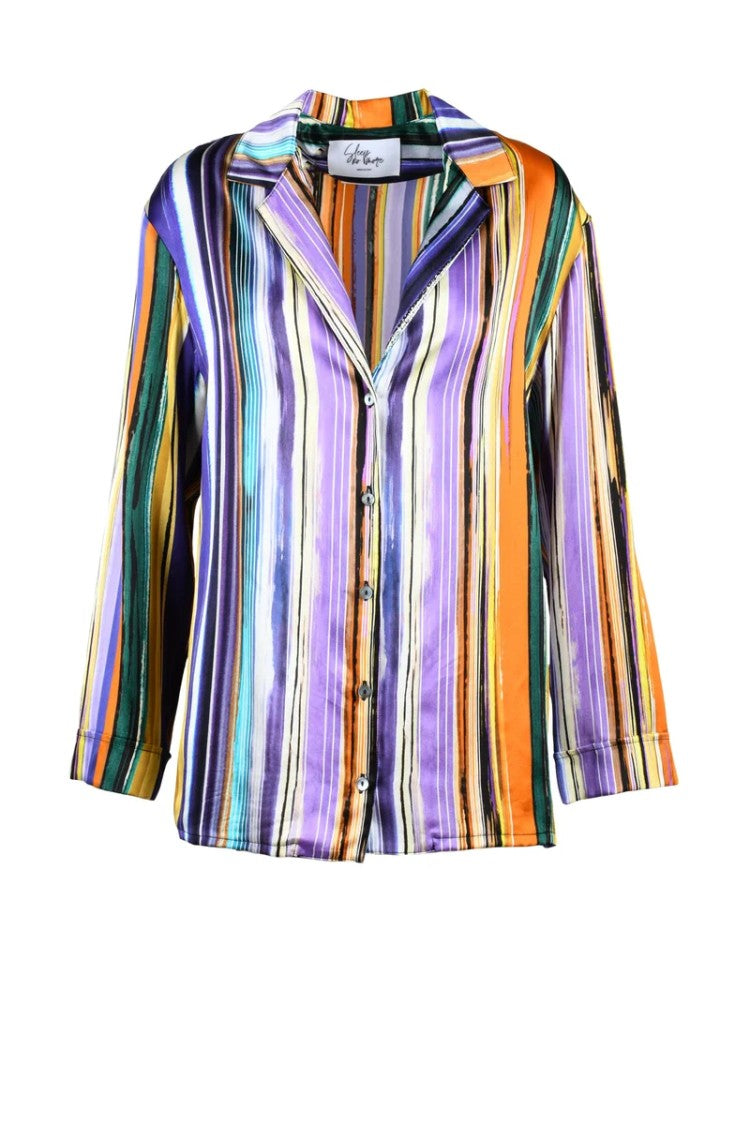 Sleep No More Silk Shirt - Multicolored