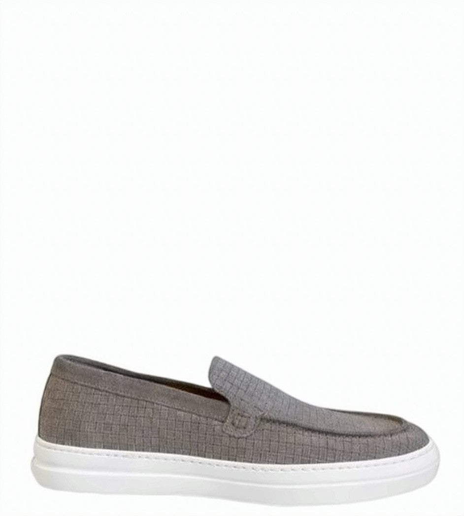 Marechiaro 1962 Beige Suede Braided Pattern Loafers