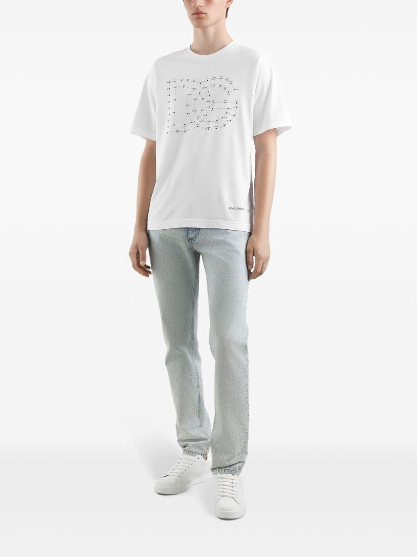 Dolce & Gabbana Graphic Short Sleeve T-Shirt