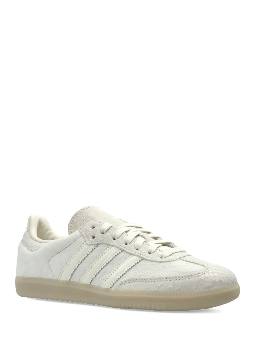 Adidas White Samba Og Leather Sneakers