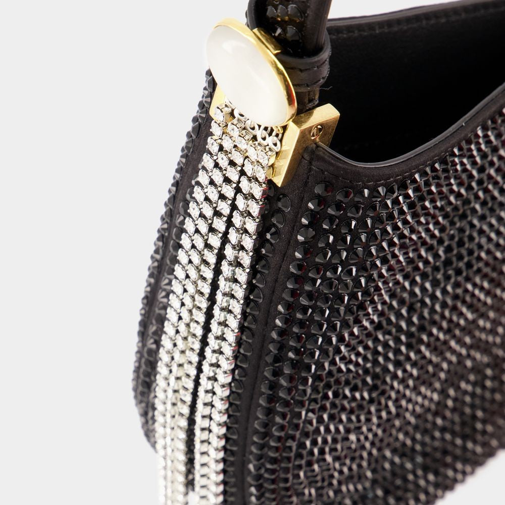 Magda Butrym Re23 Medium Vesna Hobo Bag - Black - Strass