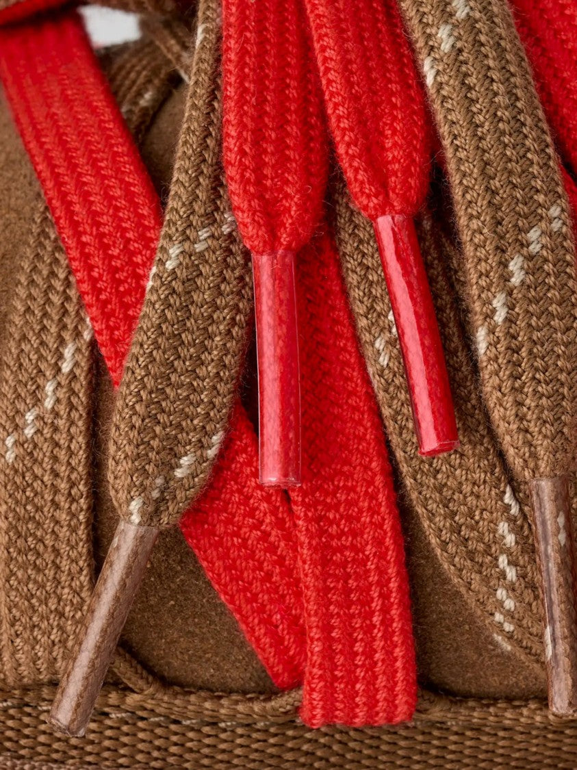 Ugg Brown Red Laces Suede Loafers