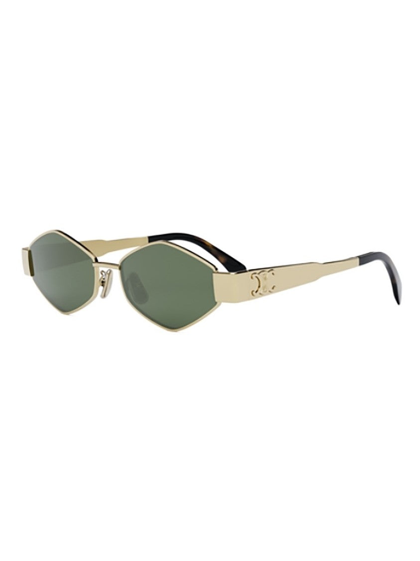 Celine Metallic Cl40254u Hexagonal Bold Sunglasses