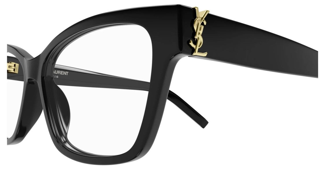 Saint Laurent Eyeglasses Sl M116 001 Black Black Transparent 55/14/140