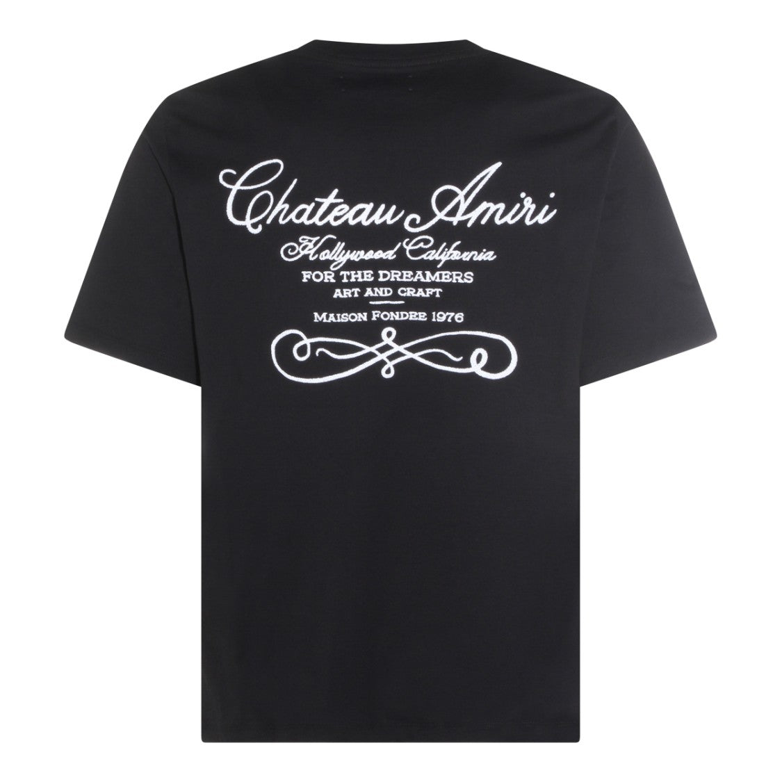 Amiri Black Cotton Heart Logo Crew Neck T-Shirt