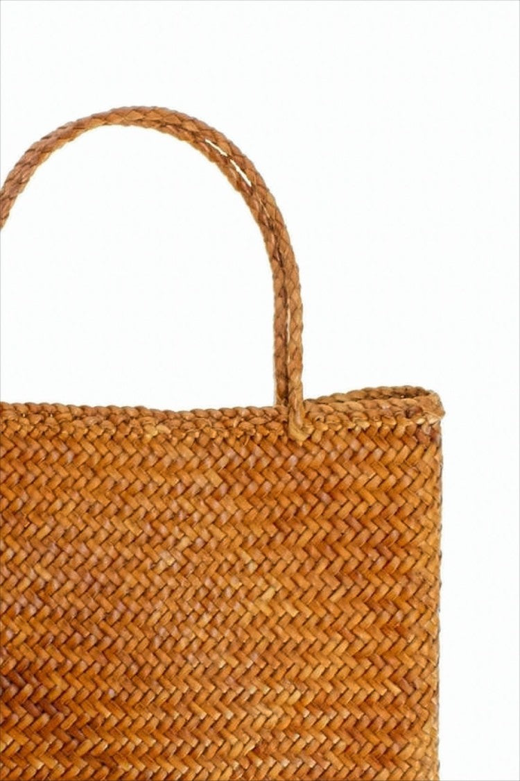Dragon Diffusion Buffalo Leather Tote Bag With Woven Texture