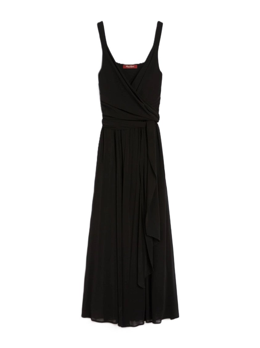 Max Mara Midi Dress With Deep V-Neckline