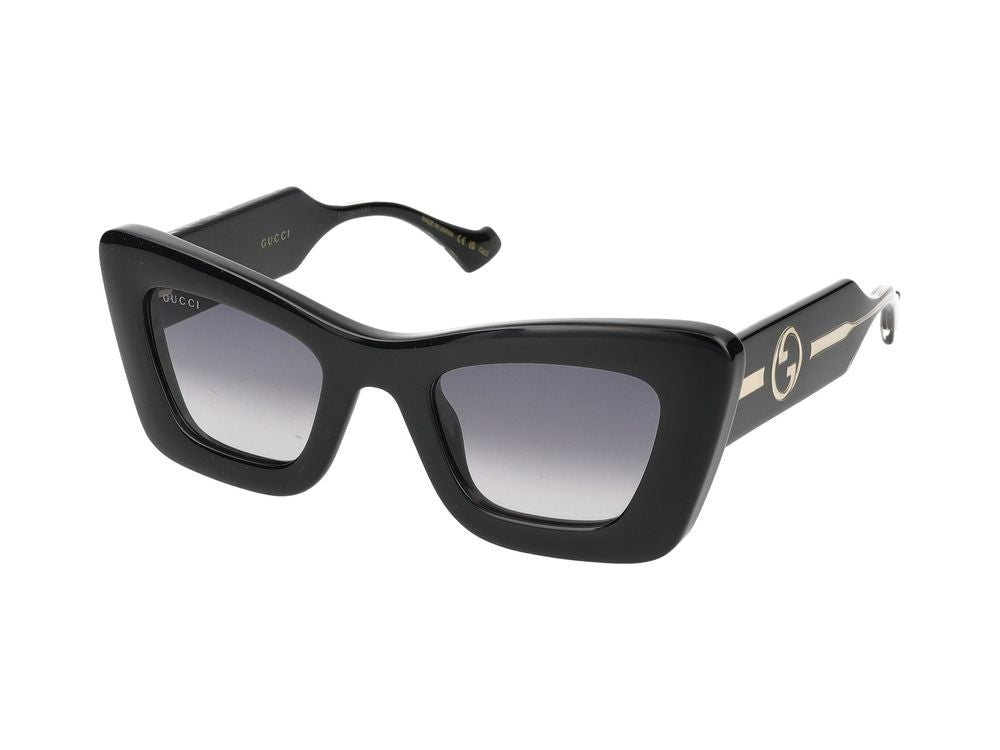 Gucci Sunglasses Gucci Gg1552s 001 Black Crystal Grey 49/23/140