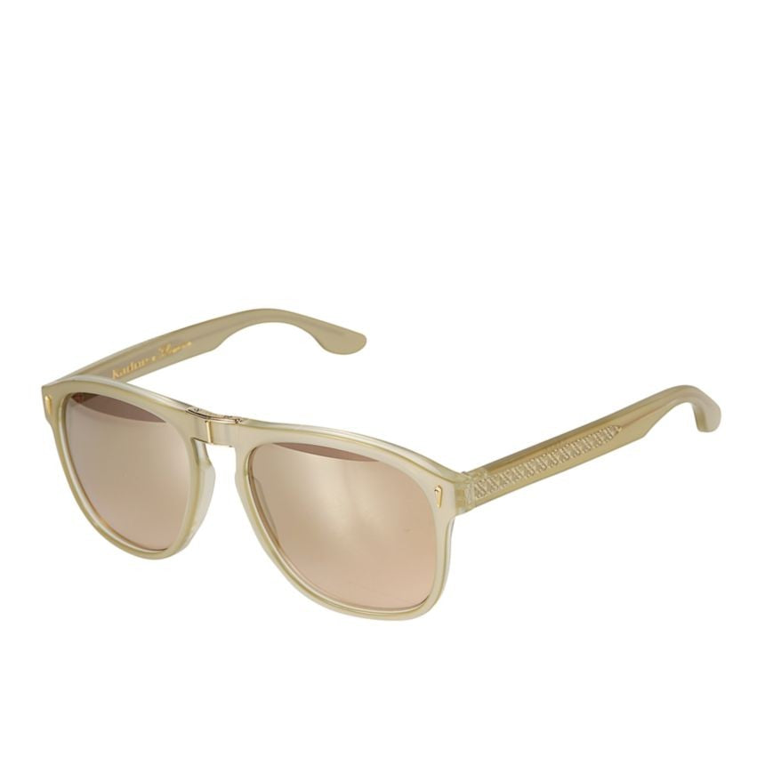 Kador Translucent Beige Gipsy Flag Glamour Sunglasses