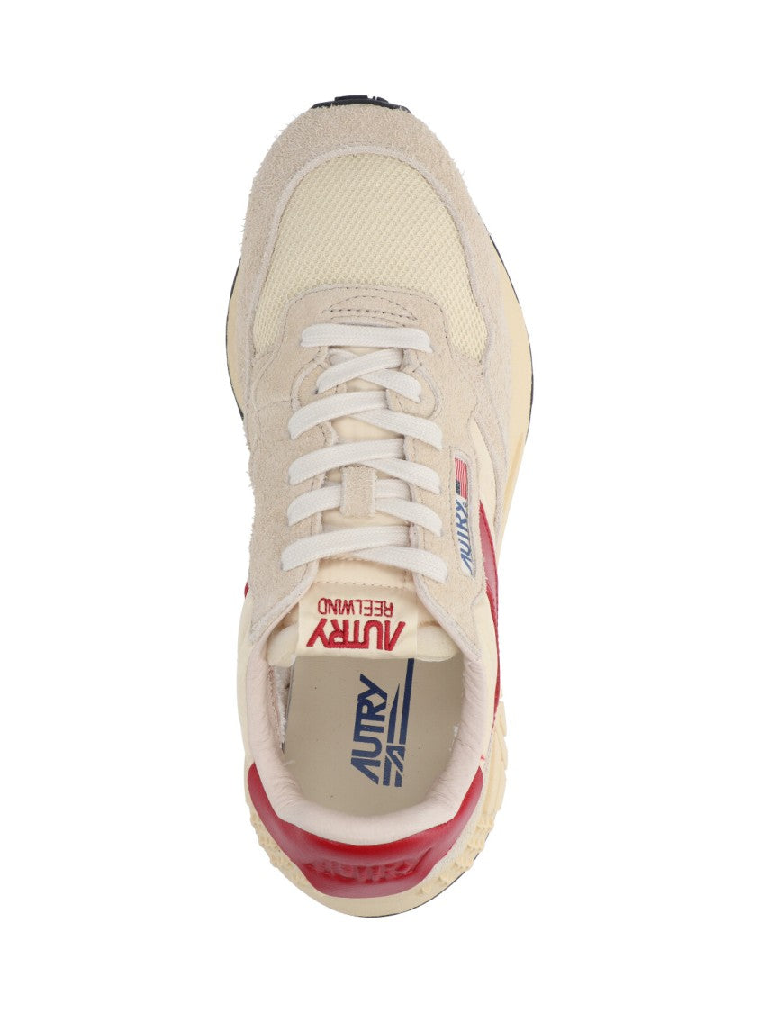 Autry Beige Low-Top Sneakers With Minimalist Design