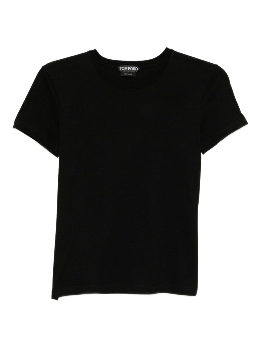 Tom Ford Ribbed Crewneck Cotton T-Shirt