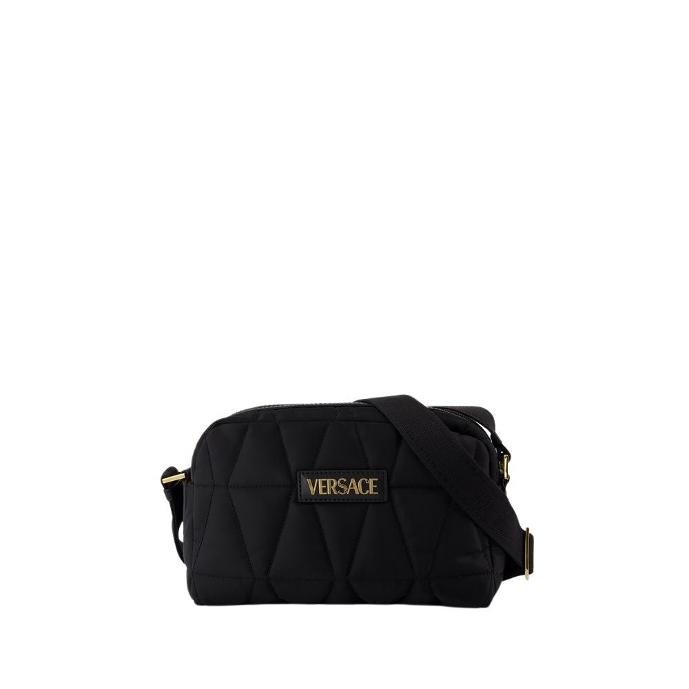 Versace Shoulder Bag - Nylon - Black