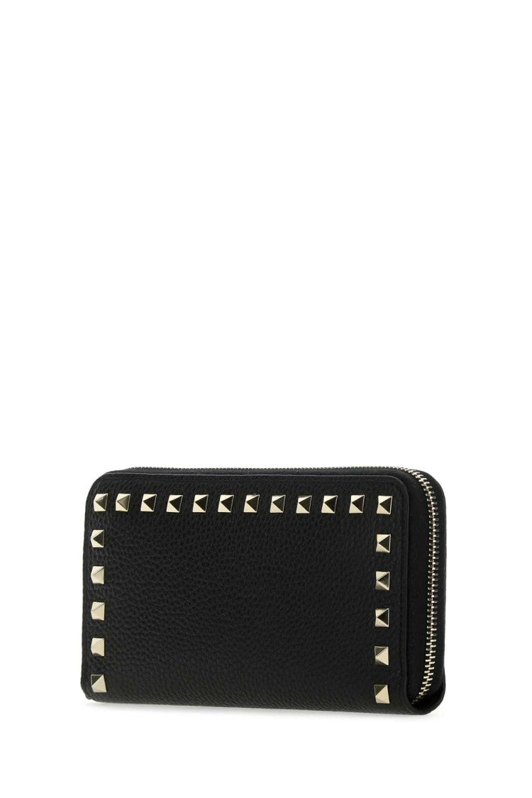Valentino Garavani Black Leather Wallet